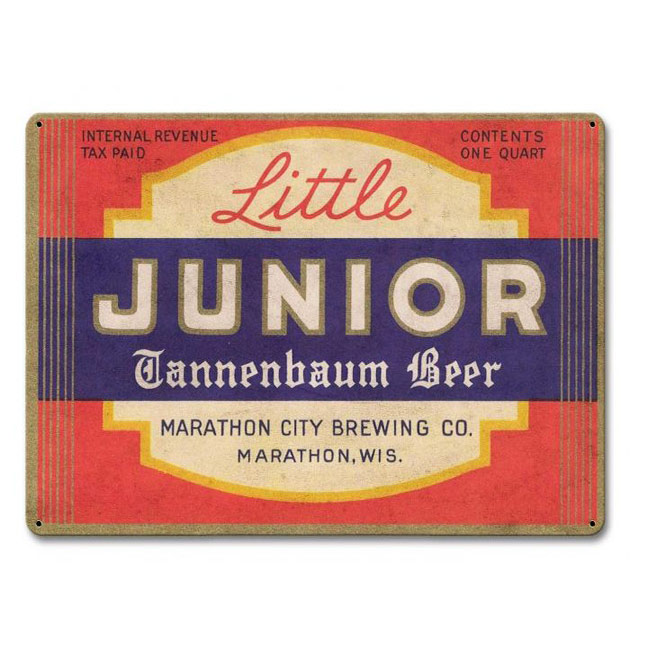 Little Junior Beer Sign