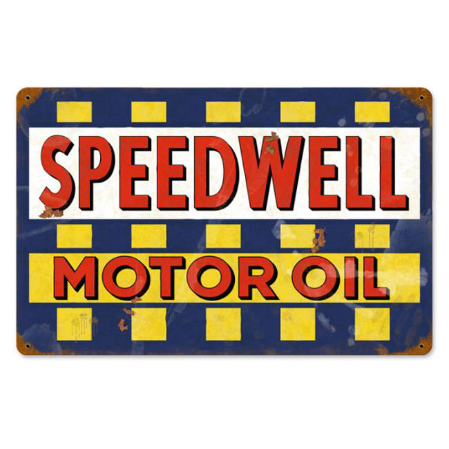 Speedwell Motor Oil Sign