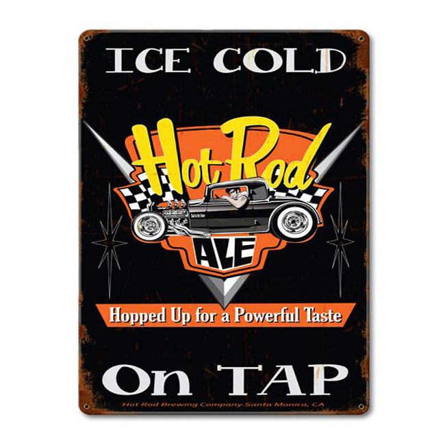 Hot Rod Ale Sign