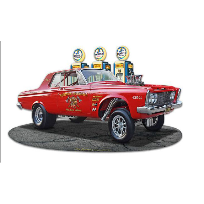 1963 Plymouth Gasser Sign