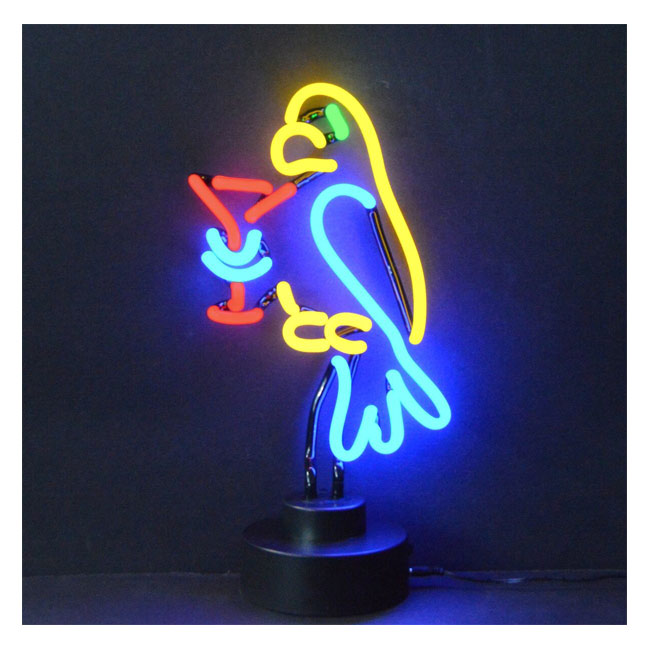 Parrot Head Neon Sculpture