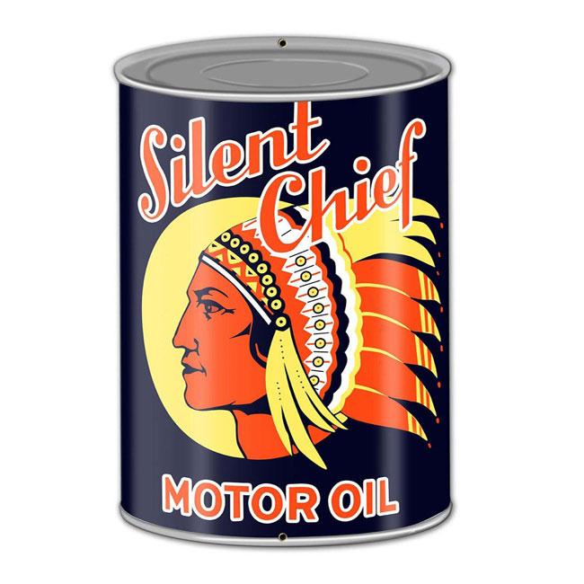 Silent Chief Oil Sign