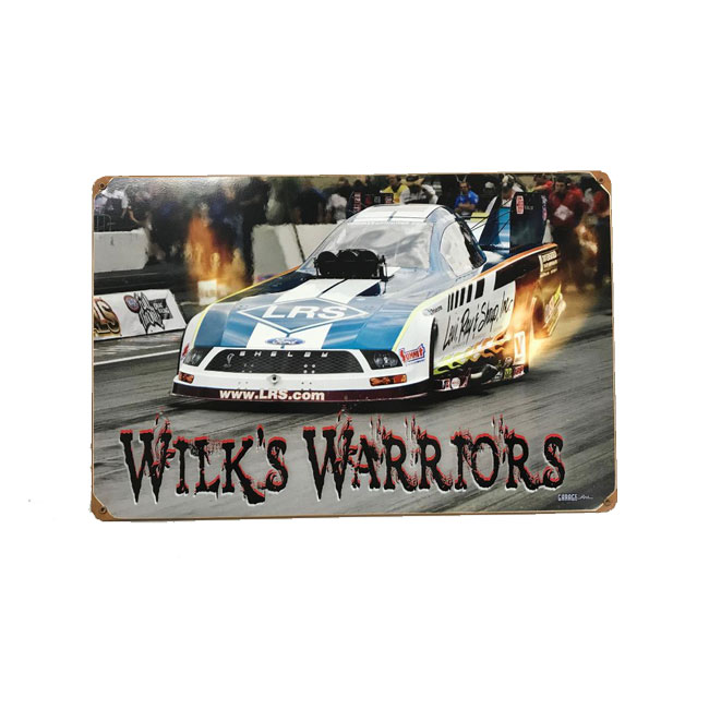 Custom Designed Sign For Tim Wilkerson Racing