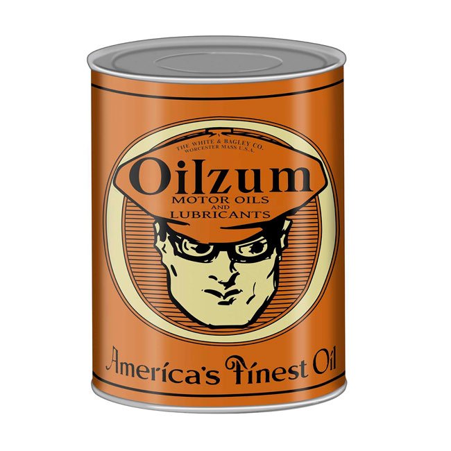 Oilzum Oil Can Sign