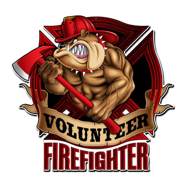 Volunteer Firefighter Sign