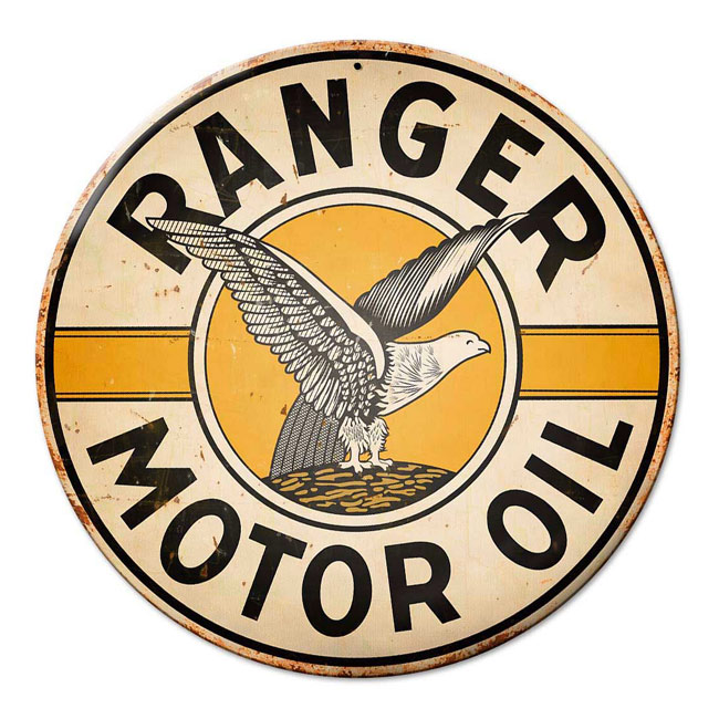 Ranger Motor Oil Sign