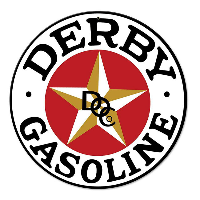 Derby Gasoline Sign 