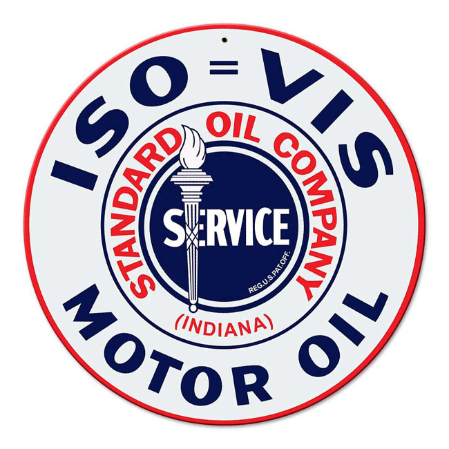 Iso Vis Motor Oil Sign