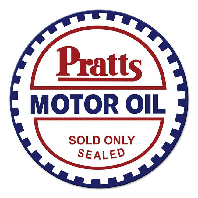 Pratts Motor Oil Sign