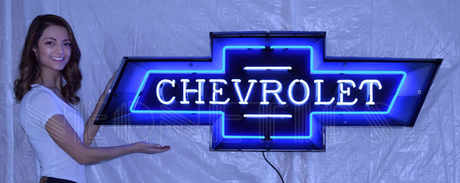 Chevrolet Bow Tie Marquee Neon 