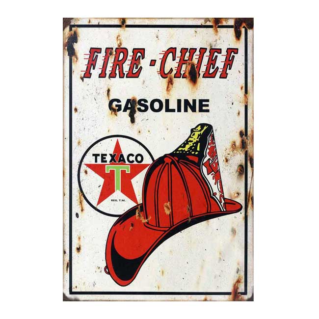 Texaco Fire Chief Gasoline Sign