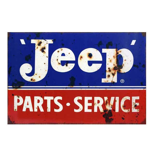 Jeep Parts & Service Sign