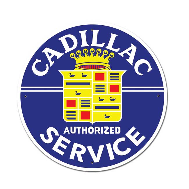 Cadillac Service Sign