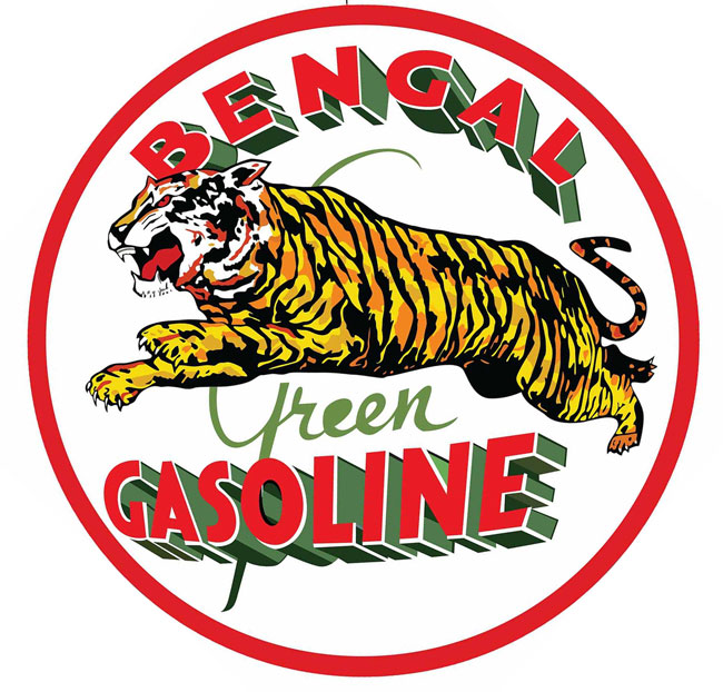 Bengal Gasoline Sign 