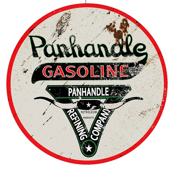 Panhandle Gas Sign