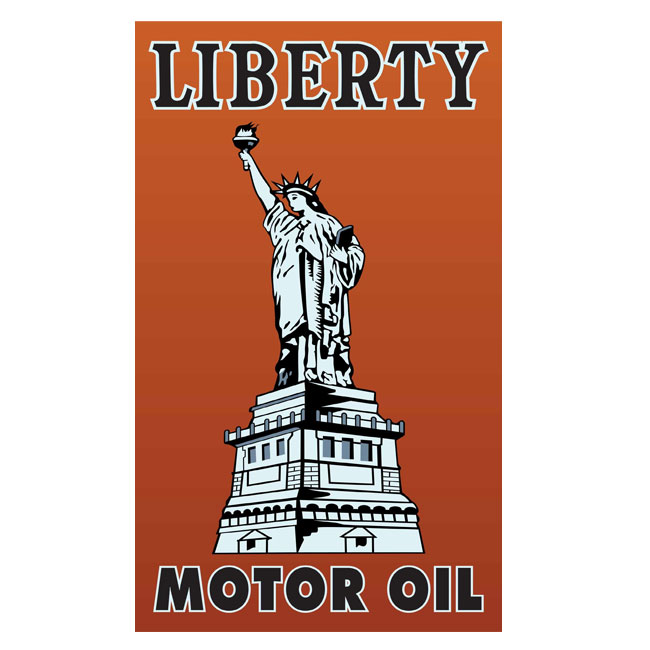 Liberty Motor Oil Sign