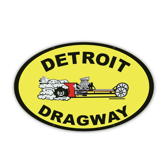 Detroit Dragway Sign