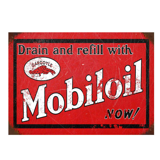 Mobiloil Sign 