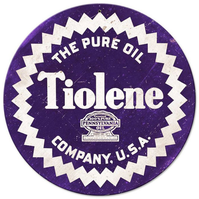 Tiolene Oil Sign