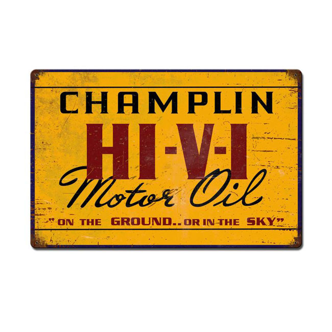 Champlin Hi Vi Motor Oil Sign