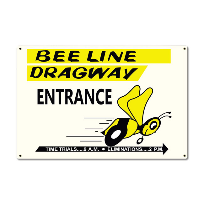 Bee Line Dragway Sign