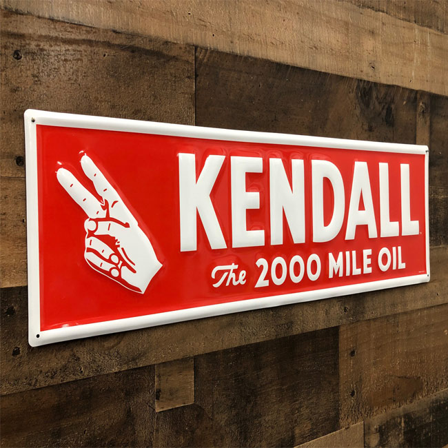 Kendall The 2000 Mile Oil Sign
