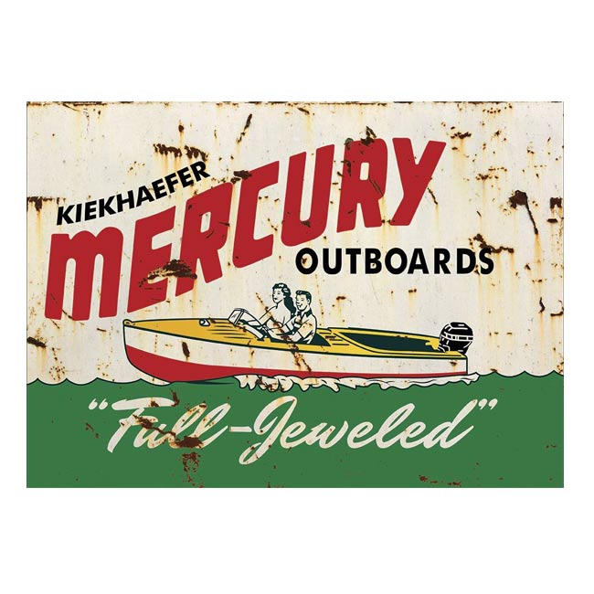 Mercury Outboards Vintage Sign