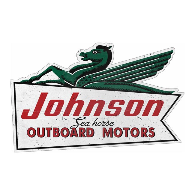Johnson Seahorse Sign Dealer Sign