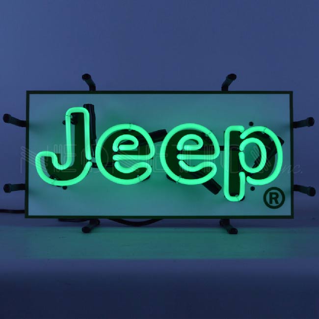 Jeep Neon Dealer Sign