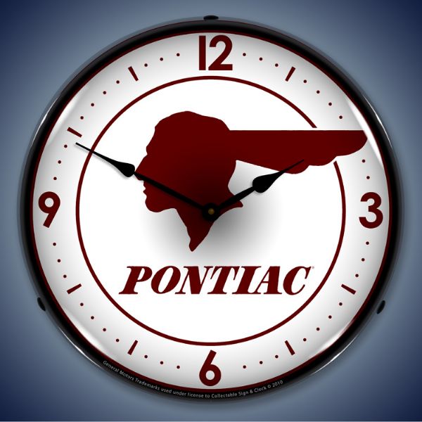 Pontiac Dealer Clock
