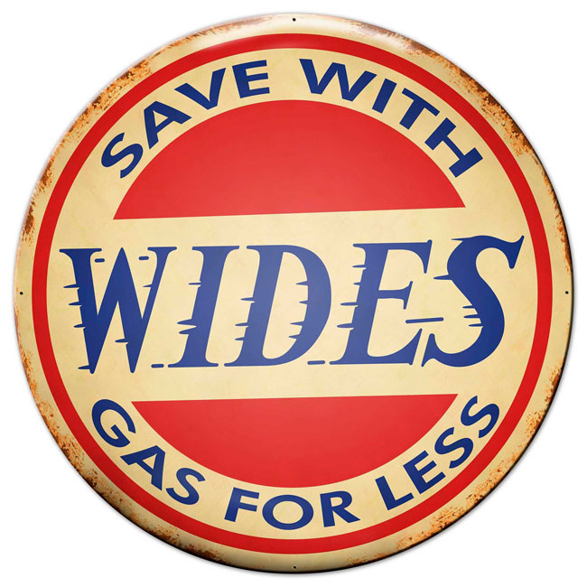 Wides Gasoline Sign
