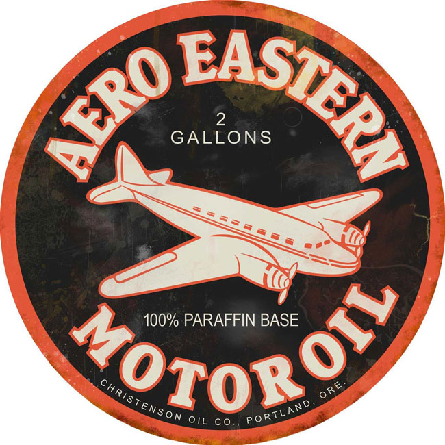 Aero Eastern Motor Oil Sign