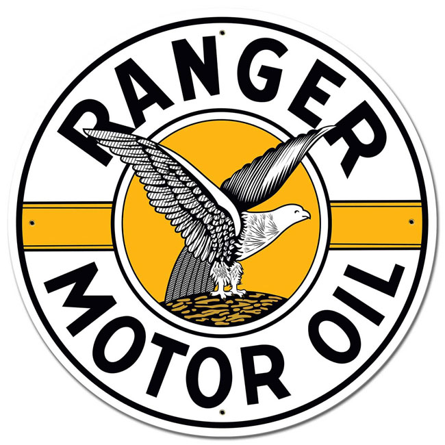 Ranger Motor Oil Sign