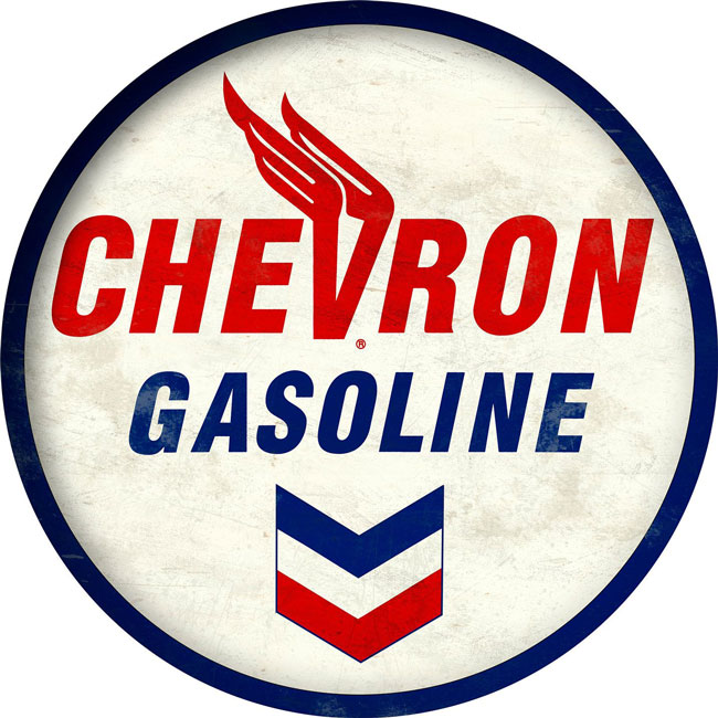 Chevron Gas Sign