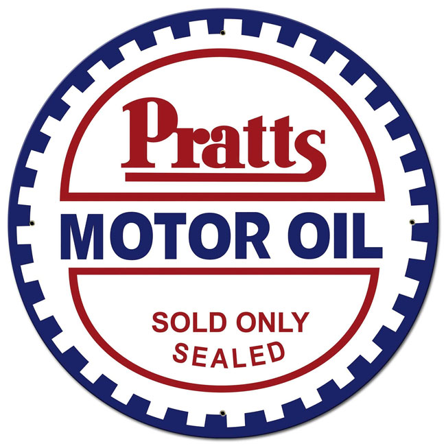 Pratts Motor Oil Sign