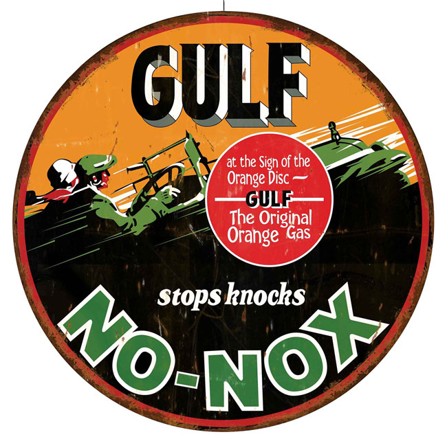 Gulf No Nox Sign