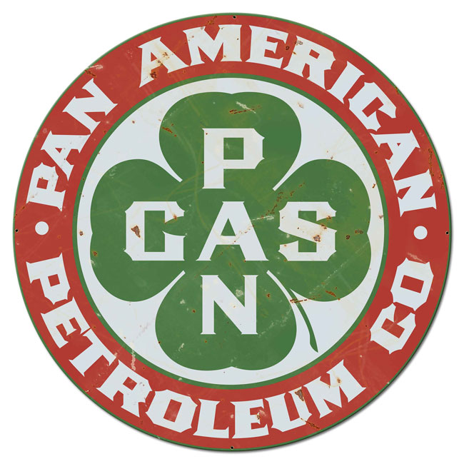 Pan American Gas Sign