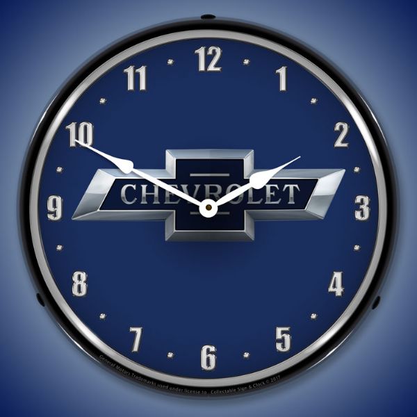 Chevy Bow Tie Clock
