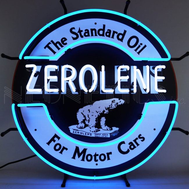 Zerolene Neon Sign