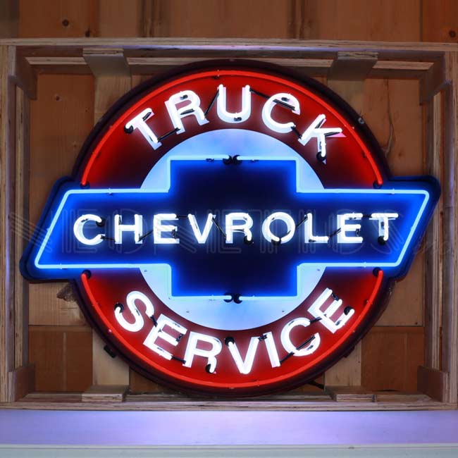 Chevy Truck Neon Marquee Sign