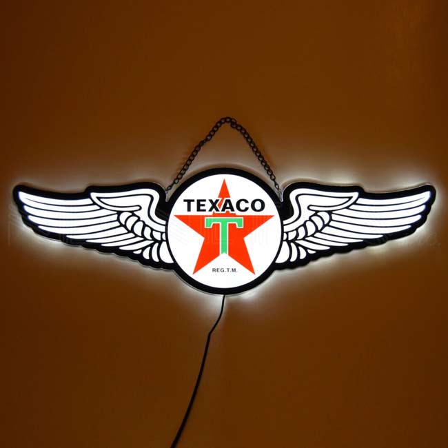 Texaco Wings LED Lighted Sign
