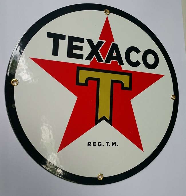 Porcelain Sign Collection 4 Texaco