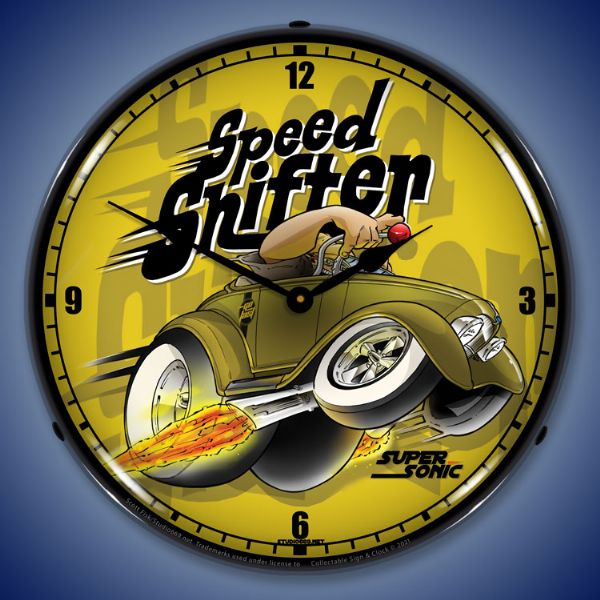 Speed Shifter Garage Clock