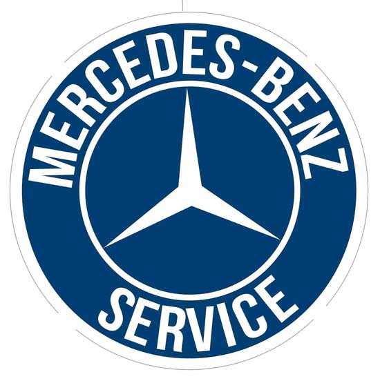 Mercedes Service Sign