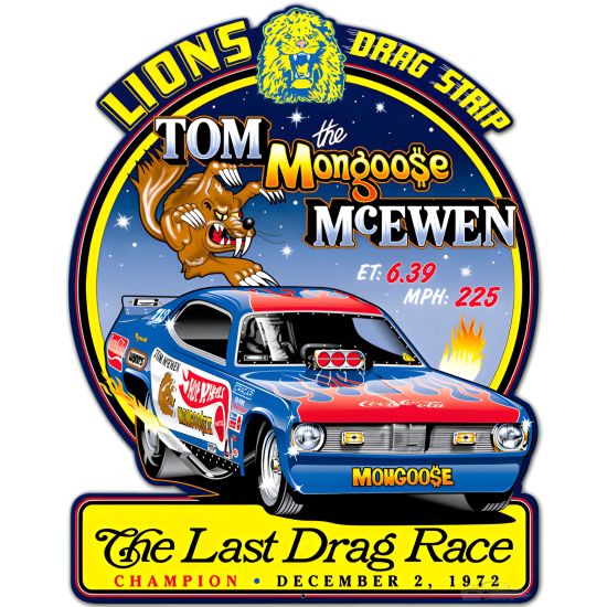 Lions Tom the Mongoose McEwen Sign