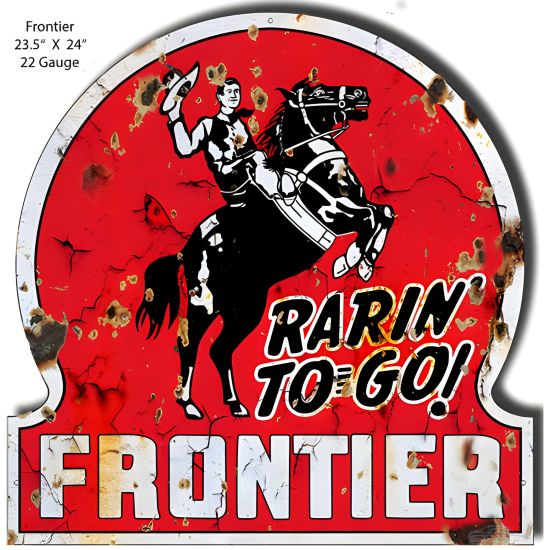 Frontier Gas Sign